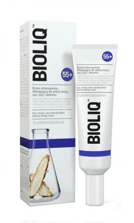 Bioliq 55+ Krem intensywnie liftingujący do skóry oczu, ust, szyi dekoltu, 30 ml