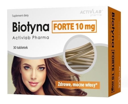 Biotyna Forte 10 mg, 30 kapsułek /ActivLab/
