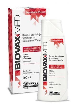 BiovaxMed Dermo-Stymulujący Szampon na Odrastanie Włosów 200ml