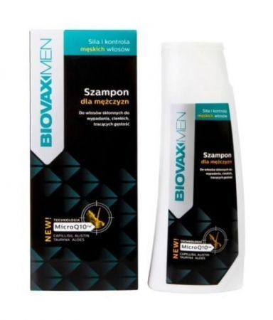 BIOVAXMEN szampon do włosów wypadających, 200 ml