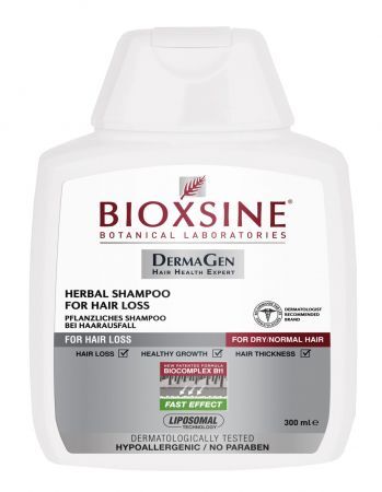 Bioxsine Szampon ziołowy przeciw wypadaniu włosów suchych i normalnych, 300 ml