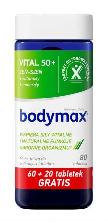 Bodymax 50+, 60 tabletek + 20 tabletek