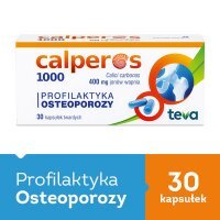 Calperos 1000 Profilaktyka osteoporozy, 30 kapsułek