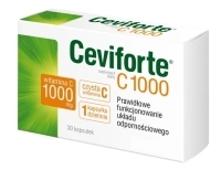 Ceviforte C 1000, 30 kapsułek (data ważności: 30.08.2024)