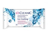 CLEANIC Ice Cooling Chusteczki odświeżające z płynem antybakteryjnym, 15 sztuk