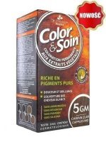 Color & Soin farba do włosów kolor 5GM (Brąz cappuccino), 135 ml