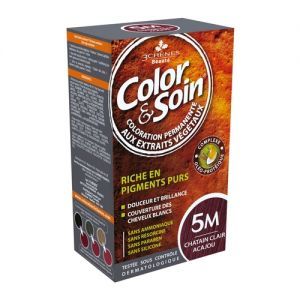 Color & Soin farba do włosów kolor 5M (Kasztan jasnomahoniowy), 135 ml
