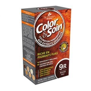 Color & Soin farba do włosów kolor 9R (Ognista czerwień), 135 ml
