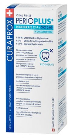 Curaprox Perio Plus + Regenerate Płyn do płukania jamy ustnej, 200 ml