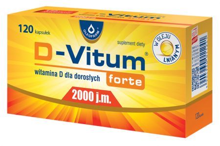 D-Vitum Forte 2000 j.m., 120 kapsułek