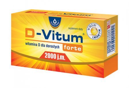 D-Vitum Forte 2000 j.m., 60 kapsułek