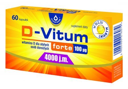 D-Vitum Forte 4000 j.m.,60 kapsułek