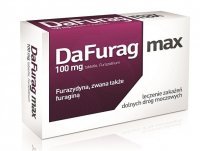 Dafurag max 100 mg lek na zakażenia dróg moczowych, 15 tabletek