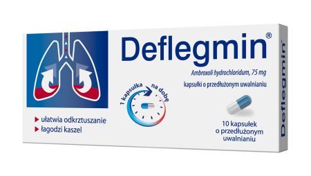 Deflegmin 75 mg, 10 kapsułek