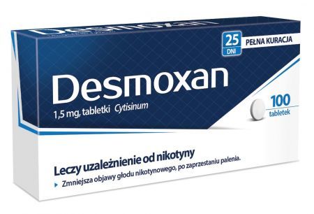 Desmoxan 1,5 mg Tabletki na rzucenie palenia, 100 tabletek