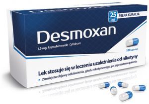 Desmoxan stosowany w leczeniu uzależnienia od nikotyny 1,5 mg, 100 kapsułek