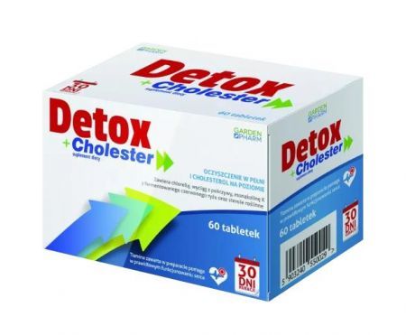 Detox + Cholester, 60 tabletek