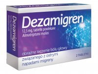 Dezamigren 12,5 mg, 2 tabletki