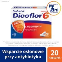 Dicoflor 6, 20 kapsułek (data ważności: 30.04.2024)