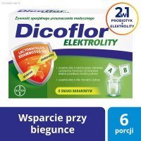 Dicoflor Elektrolity, 12 saszetek (data ważności: 31.07.2023)