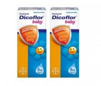 Dicoflor krople dla dzieci i niemowląt, 2 x 5 ml