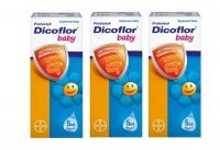 Dicoflor krople dla dzieci i niemowląt, 3 x 5 ml