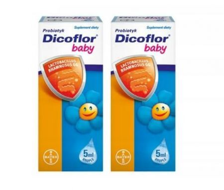 Dicoflor krople dla dzieci i niemowląt, 5 ml