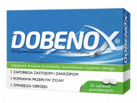 DOBENOX 250 mg,  30 tabletek