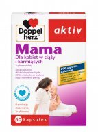 Doppelherz aktiv Mama Dla kobiet w ciąży i karmiących, 60 kapsułek