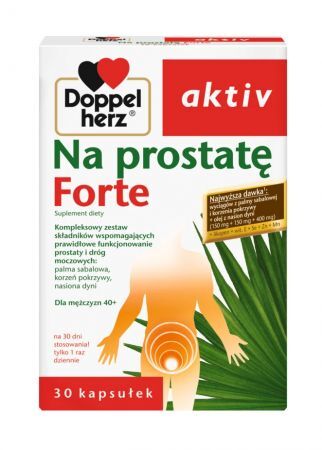 DOPPELHERZ AKTIV Na prostatę Forte, 30 kapsułek