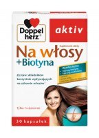 Doppelherz Aktiv Na włosy + Biotyna, 30 kapsułek