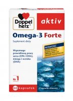 Doppelherz Aktiv Omega-3 Forte, 60 kapsułek