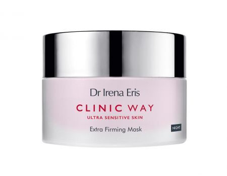 Dr Irena Eris Clinic Way, dermo-maska ujędrniająca z mikrokapsułkami wit. E, na noc, 50 ml