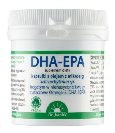 DR. JACOB'S DHA-EPA, 60 kapsułek