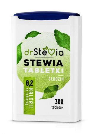 Dr Stevia Słodzik w tabletkach na bazie Stewii, 300 sztuk