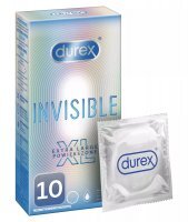 Durex Invisible XL Prezerwatywy powiększone, 10 sztuk