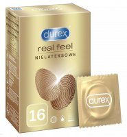 Durex Real Feel Prezerwatywy nielateksowe, 16 sztuk