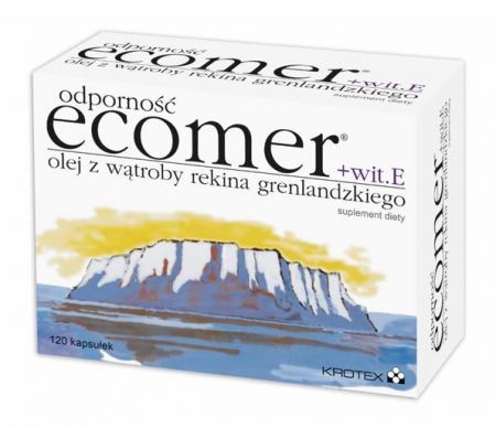 Ecomer Odporność + witamina E, 120 kapsułek (data ważności: 30.01.2024)
