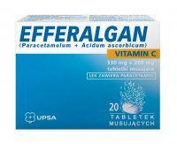 Efferalgan Vitamin C, 20 tabletek musujących