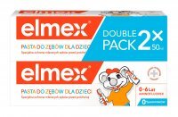 Elmex Pasta do zębów dla dzieci od 0-6 lat, 2 x 50 ml