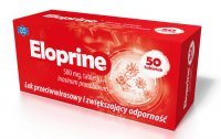 Eloprine 500 mg lek przeciwwirusowy i zwiększający odporność, 50 tabletek