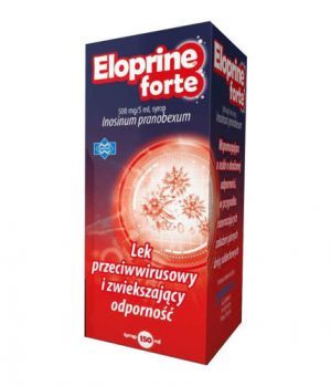 Eloprine forte syrop przeciwwirusowy i zwiększający odporność 500 mg/5 ml, 150 ml
