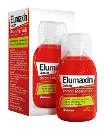 Elumaxin Classic Płyn do płukania jamy ustnej, 220 ml