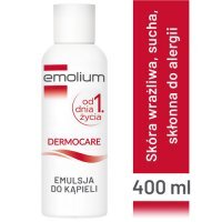 Emolium Dermocare Emulsja do kąpieli, 400 ml + GRATIS