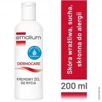 Emolium Dermocare Kremowy żel do mycia, 200 ml (data ważności: 30.10.2022)