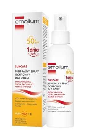 Emolium Suncare SPF 50 Mineralny spray ochronny, 100 ml