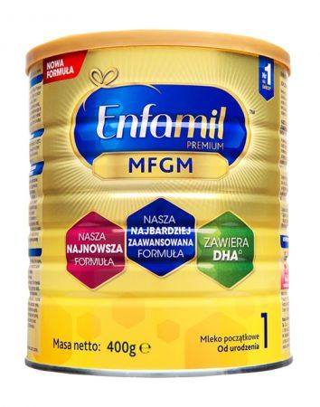 Enfamil Premium MFGM 1  Mleko początkowe od urodzenia, 400 g