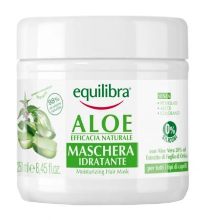 Equilibra Nawilżająca Aloesowa maska do włosów, 250 ml
