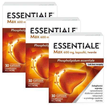 Essentiale MAX 600 mg, 30 kapsułek