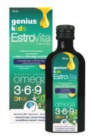 EstroVita Genius Kids Omega 3-6-9 DHA, 150 ml